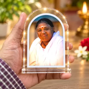 Mata Amritanandamayi L Shape Acrylic Showpiece 3 X 3.5 Inch For Home, Office And Car (F175795) Mata Amritanandamayi L Shape Acrylic Showpiece 3 X 3.5 Inch For Home, Office And Car (F175795)