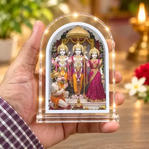 Lord Ram L Shape Acrylic Showpiece 3 X 3.5 Inch For Home, Office And Car (F175797) Lord Ram L Shape Acrylic Showpiece 3 X 3.5 Inch For Home, Office And Car (F175797)