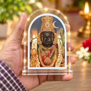 Tirupati Balaji L Shape Acrylic Showpiece 3 X 3.5 Inch For Home, Office And Car (F175801) Tirupati Balaji L Shape Acrylic Showpiece 3 X 3.5 Inch For Home, Office And Car (F175801)