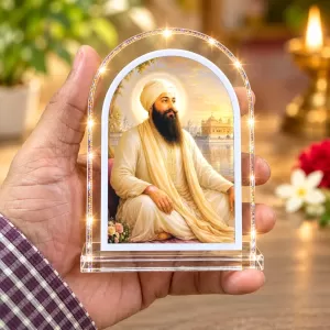 Guru Nanak Ji L Shape Acrylic Showpiece 3 X 3.5 Inch For Home, Office And Car (F175829) Guru Nanak Ji L Shape Acrylic Showpiece 3 X 3.5 Inch For Home, Office And Car (F175829)