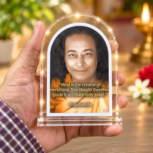 Paramahansa Yogananda L Shape Acrylic Showpiece 3 X 3.5 Inch For Home, Office And Car (F175833) Paramahansa Yogananda L Shape Acrylic Showpiece 3 X 3.5 Inch For Home, Office And Car (F175833)