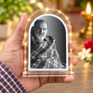 Neem Karoli Baba L Shape Acrylic Showpiece 3 X 3.5 Inch For Home, Office And Car (F175853) Neem Karoli Baba L Shape Acrylic Showpiece 3 X 3.5 Inch For Home, Office And Car (F175853)