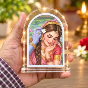 Shree Radha L Shape Acrylic Showpiece 3 X 3.5 Inch For Home, Office And Car (F175859) Shree Radha L Shape Acrylic Showpiece 3 X 3.5 Inch For Home, Office And Car (F175859)