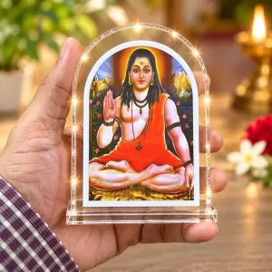 Gorakhnath L Shape Acrylic Showpiece 3 X 3.5 Inch For Home, Office And Car (F175861) Gorakhnath L Shape Acrylic Showpiece 3 X 3.5 Inch For Home, Office And Car (F175861)