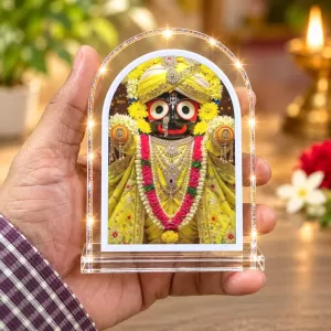 Lord Jagannath L Shape Acrylic Showpiece 3 X 3.5 Inch For Home, Office And Car (F175884) Lord Jagannath L Shape Acrylic Showpiece 3 X 3.5 Inch For Home, Office And Car (F175884)