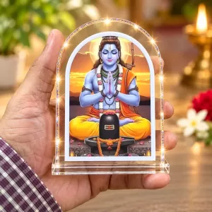 Lord Rama L Shape Acrylic Showpiece 3 X 3.5 Inch For Home, Office And Car (F175885) Lord Rama L Shape Acrylic Showpiece 3 X 3.5 Inch For Home, Office And Car (F175885)