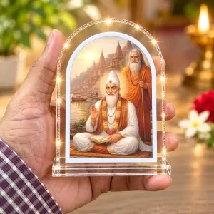 Sant Kabir Das L Shape Acrylic Showpiece 3 X 3.5 Inch For Home, Office And Car (F175894) Sant Kabir Das L Shape Acrylic Showpiece 3 X 3.5 Inch For Home, Office And Car (F175894)