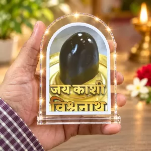 Kashi Vishwanath Shivling L Shape Acrylic Showpiece 3 X 3.5 Inch For Home, Office And Car (F175899) Kashi Vishwanath Shivling L Shape Acrylic Showpiece 3 X 3.5 Inch For Home, Office And Car (F175899)