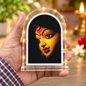Durga Maa L Shape Acrylic Showpiece 3 X 3.5 Inch For Home, Office And Car (F175914) Durga Maa L Shape Acrylic Showpiece 3 X 3.5 Inch For Home, Office And Car (F175914)