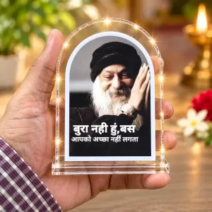 Osho L Shape Acrylic Showpiece 3 X 3.5 Inch For Home, Office And Car (F175920) Osho L Shape Acrylic Showpiece 3 X 3.5 Inch For Home, Office And Car (F175920)