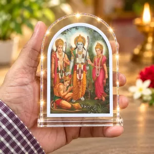 Ram Darbar L Shape Acrylic Showpiece 3 X 3.5 Inch For Home, Office And Car (F175937) Ram Darbar L Shape Acrylic Showpiece 3 X 3.5 Inch For Home, Office And Car (F175937)