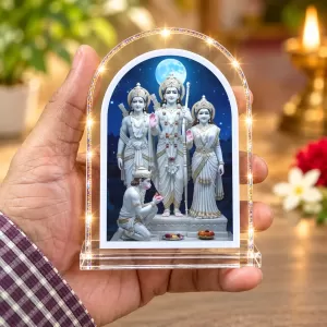Lord Ram L Shape Acrylic Showpiece 3 X 3.5 Inch For Home, Office And Car (F175940) Lord Ram L Shape Acrylic Showpiece 3 X 3.5 Inch For Home, Office And Car (F175940)