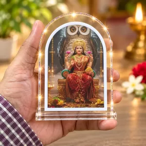 Lakshmi Maa L Shape Acrylic Showpiece 3 X 3.5 Inch For Home, Office And Car (F175943) Lakshmi Maa L Shape Acrylic Showpiece 3 X 3.5 Inch For Home, Office And Car (F175943)