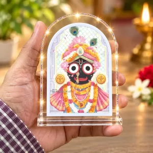 Lord Jagannath L Shape Acrylic Showpiece 3 X 3.5 Inch For Home, Office And Car (F175961) Lord Jagannath L Shape Acrylic Showpiece 3 X 3.5 Inch For Home, Office And Car (F175961)