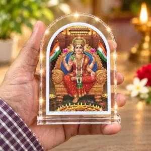 Bharat Mata L Shape Acrylic Showpiece 3 X 3.5 Inch For Home, Office And Car (F175970) Bharat Mata L Shape Acrylic Showpiece 3 X 3.5 Inch For Home, Office And Car (F175970)