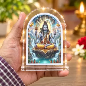 Lord Shiva L Shape Acrylic Showpiece 3 X 3.5 Inch For Home, Office And Car (F175973) Lord Shiva L Shape Acrylic Showpiece 3 X 3.5 Inch For Home, Office And Car (F175973)