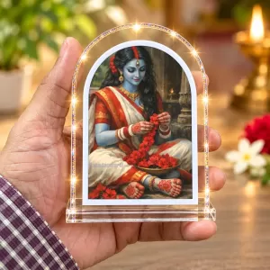 Maa Durga L Shape Acrylic Showpiece 3 X 3.5 Inch For Home, Office And Car (F175992) Maa Durga L Shape Acrylic Showpiece 3 X 3.5 Inch For Home, Office And Car (F175992)