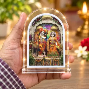 Radha Krishna L Shape Acrylic Showpiece 3 X 3.5 Inch For Home, Office And Car (F176004) Radha Krishna L Shape Acrylic Showpiece 3 X 3.5 Inch For Home, Office And Car (F176004)