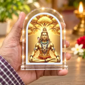 Lord Shiva L Shape Acrylic Showpiece 3 X 3.5 Inch For Home, Office And Car (F176016) Lord Shiva L Shape Acrylic Showpiece 3 X 3.5 Inch For Home, Office And Car (F176016)