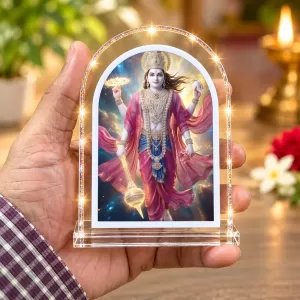 Lord Vishnu L Shape Acrylic Showpiece 3 X 3.5 Inch For Home, Office And Car (F176023) Lord Vishnu L Shape Acrylic Showpiece 3 X 3.5 Inch For Home, Office And Car (F176023)
