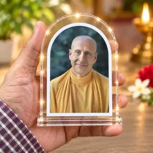 Radhanath Swami L Shape Acrylic Showpiece 3 X 3.5 Inch For Home, Office And Car (F176025) Radhanath Swami L Shape Acrylic Showpiece 3 X 3.5 Inch For Home, Office And Car (F176025)
