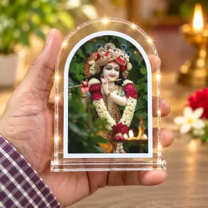 Lord Krishna L Shape Acrylic Showpiece 3 X 3.5 Inch For Home, Office And Car (F176034) Lord Krishna L Shape Acrylic Showpiece 3 X 3.5 Inch For Home, Office And Car (F176034)