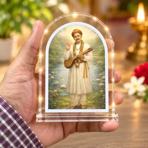 Shree Namdev Maharaj L Shape Acrylic Showpiece 3 X 3.5 Inch For Home, Office And Car (F176035) Shree Namdev Maharaj L Shape Acrylic Showpiece 3 X 3.5 Inch For Home, Office And Car (F176035)