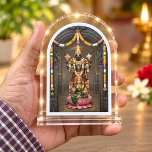 Tirupati Balaji L Shape Acrylic Showpiece 3 X 3.5 Inch For Home, Office And Car (F176043) Tirupati Balaji L Shape Acrylic Showpiece 3 X 3.5 Inch For Home, Office And Car (F176043)