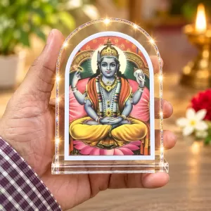 Lord Vishnu L Shape Acrylic Showpiece 3 X 3.5 Inch For Home, Office And Car (F176054) Lord Vishnu L Shape Acrylic Showpiece 3 X 3.5 Inch For Home, Office And Car (F176054)