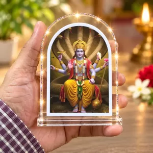 Lord Vishnu L Shape Acrylic Showpiece 3 X 3.5 Inch For Home, Office And Car (F176065) Lord Vishnu L Shape Acrylic Showpiece 3 X 3.5 Inch For Home, Office And Car (F176065)
