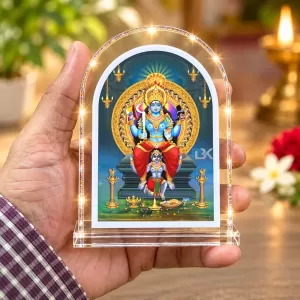 Lord Shani L Shape Acrylic Showpiece 3 X 3.5 Inch For Home, Office And Car (F176070) Lord Shani L Shape Acrylic Showpiece 3 X 3.5 Inch For Home, Office And Car (F176070)
