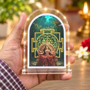 Sri Yantra L Shape Acrylic Showpiece 3 X 3.5 Inch For Home, Office And Car (F176076) Sri Yantra L Shape Acrylic Showpiece 3 X 3.5 Inch For Home, Office And Car (F176076)