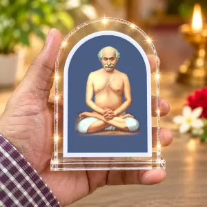 Lahiri Mahashay L Shape Acrylic Showpiece 3 X 3.5 Inch For Home, Office And Car (F176083) Lahiri Mahashay L Shape Acrylic Showpiece 3 X 3.5 Inch For Home, Office And Car (F176083)