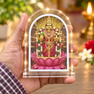 Goddess Lakshmi L Shape Acrylic Showpiece 3 X 3.5 Inch For Home, Office And Car (F176090) Goddess Lakshmi L Shape Acrylic Showpiece 3 X 3.5 Inch For Home, Office And Car (F176090)