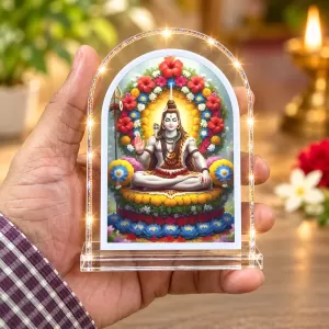 Lord Shiva L Shape Acrylic Showpiece 3 X 3.5 Inch For Home, Office And Car (F176091) Lord Shiva L Shape Acrylic Showpiece 3 X 3.5 Inch For Home, Office And Car (F176091)