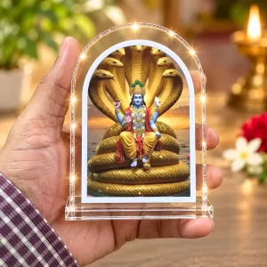 Lord Vishnu L Shape Acrylic Showpiece 3 X 3.5 Inch For Home, Office And Car (F176120) Lord Vishnu L Shape Acrylic Showpiece 3 X 3.5 Inch For Home, Office And Car (F176120)