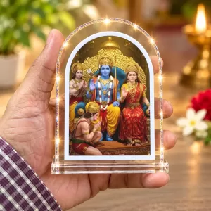 Ram Darbar L Shape Acrylic Showpiece 3 X 3.5 Inch For Home, Office And Car (F176139) Ram Darbar L Shape Acrylic Showpiece 3 X 3.5 Inch For Home, Office And Car (F176139)