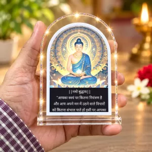 Buddha L Shape Acrylic Showpiece 3 X 3.5 Inch For Home, Office And Car (F176147) Buddha L Shape Acrylic Showpiece 3 X 3.5 Inch For Home, Office And Car (F176147)