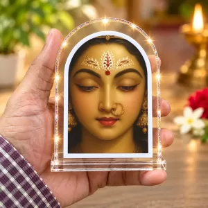 Durga Maa L Shape Acrylic Showpiece 3 X 3.5 Inch For Home, Office And Car (F176168) Durga Maa L Shape Acrylic Showpiece 3 X 3.5 Inch For Home, Office And Car (F176168)