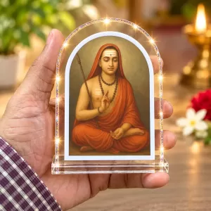 Adi Guru Shankaracharya L Shape Acrylic Showpiece 3 X 3.5 Inch For Home, Office And Car (F176181) Adi Guru Shankaracharya L Shape Acrylic Showpiece 3 X 3.5 Inch For Home, Office And Car (F176181)