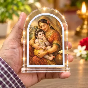Yashoda Krishna L Shape Acrylic Showpiece 3 X 3.5 Inch For Home, Office And Car (F176193) Yashoda Krishna L Shape Acrylic Showpiece 3 X 3.5 Inch For Home, Office And Car (F176193)
