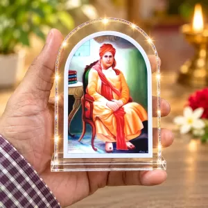 Swami Vivekananda L Shape Acrylic Showpiece 3 X 3.5 Inch For Home, Office And Car (F176212) Swami Vivekananda L Shape Acrylic Showpiece 3 X 3.5 Inch For Home, Office And Car (F176212)