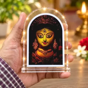 Durga Maa L Shape Acrylic Showpiece 3 X 3.5 Inch For Home, Office And Car (F176213) Durga Maa L Shape Acrylic Showpiece 3 X 3.5 Inch For Home, Office And Car (F176213)
