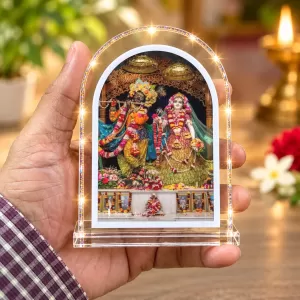 Radha Krishna L Shape Acrylic Showpiece 3 X 3.5 Inch For Home, Office And Car (F176230) Radha Krishna L Shape Acrylic Showpiece 3 X 3.5 Inch For Home, Office And Car (F176230)