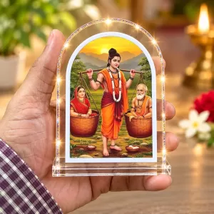 Shravan Kumar L Shape Acrylic Showpiece 3 X 3.5 Inch For Home, Office And Car (F176236)