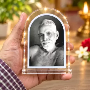 Ramana Maharshi L Shape Acrylic Showpiece 3 X 3.5 Inch For Home, Office And Car (F176248) Ramana Maharshi L Shape Acrylic Showpiece 3 X 3.5 Inch For Home, Office And Car (F176248)