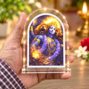 Shree Krishna L Shape Acrylic Showpiece 3 X 3.5 Inch For Home, Office And Car (F176259) Shree Krishna L Shape Acrylic Showpiece 3 X 3.5 Inch For Home, Office And Car (F176259)