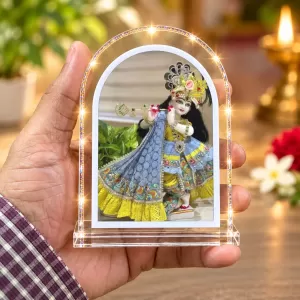 Lord Krishna L Shape Acrylic Showpiece 3 X 3.5 Inch For Home, Office And Car (F176268) Lord Krishna L Shape Acrylic Showpiece 3 X 3.5 Inch For Home, Office And Car (F176268)