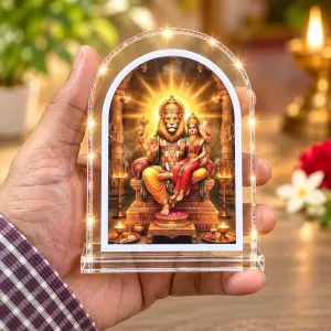 Lakshmi Narasimha L Shape Acrylic Showpiece 3 X 3.5 Inch For Home, Office And Car (F176277) Lakshmi Narasimha L Shape Acrylic Showpiece 3 X 3.5 Inch For Home, Office And Car (F176277)