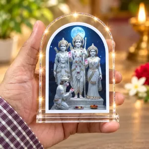 Lord Ram L Shape Acrylic Showpiece 3 X 3.5 Inch For Home, Office And Car (F176287) Lord Ram L Shape Acrylic Showpiece 3 X 3.5 Inch For Home, Office And Car (F176287)